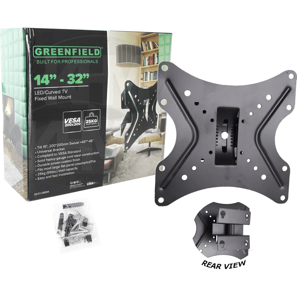 Greenfield LED-802 Fixed TV Wall Mount Bracket 14 Greenfield LED-802 Fixed TV Wall Mount Bracket 14